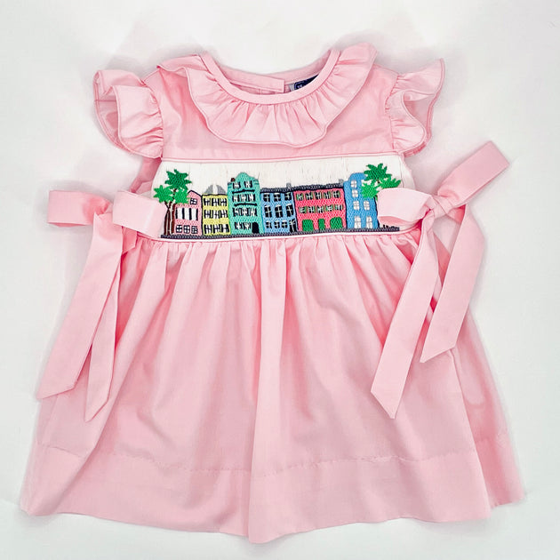 Rainbow Row Charleston Smocked Dress