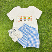 Smocked Pumpkin Boy's Shirt