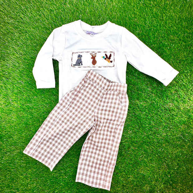 Smocked Hunting Shirt