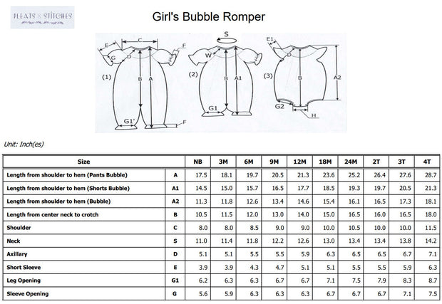 French Knot Bunny Belfort Bubble Romper