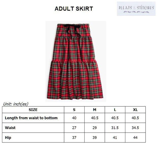 Elegant Forest Lady's Maxi Skirt