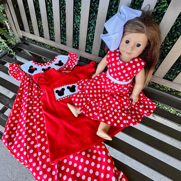 Minnie Doll Dress-Fits American Girl Doll