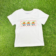 Smocked Pumpkin Boy's Shirt