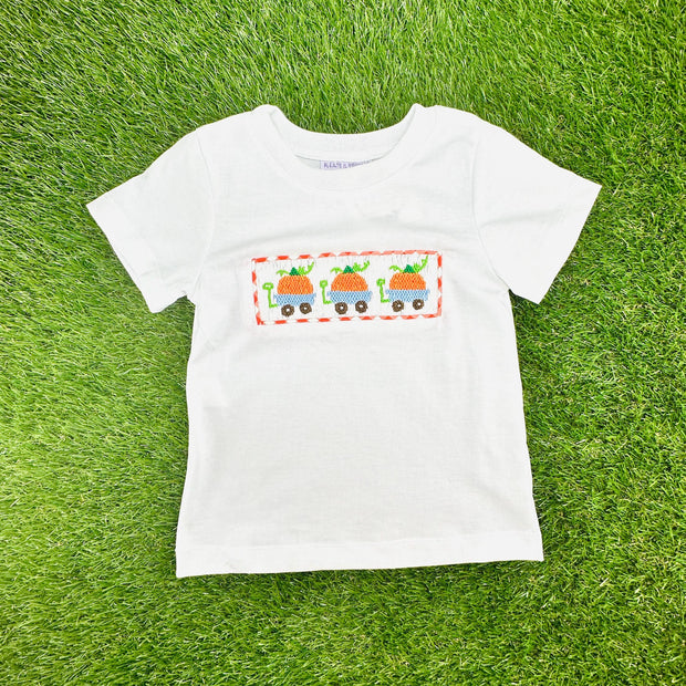 Smocked Pumpkin Boy's Shirt