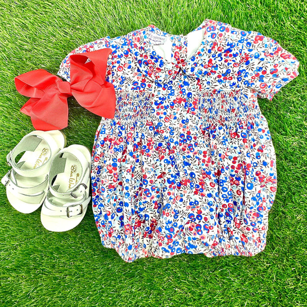 Floral Charlotte Bubble in America Liberty Print