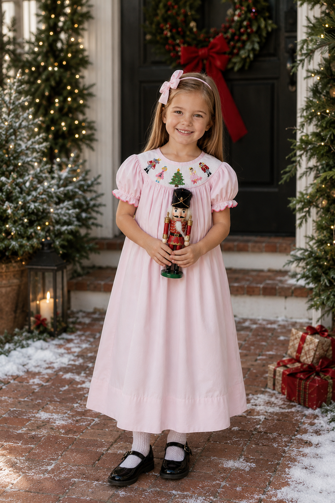 christmas nutcracker dress Pink Nutcracker Dress for Girls | Puffy Tulle & Organza