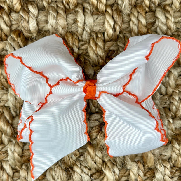 Moonstitch Hair Bow in Grosgrain Ribbon