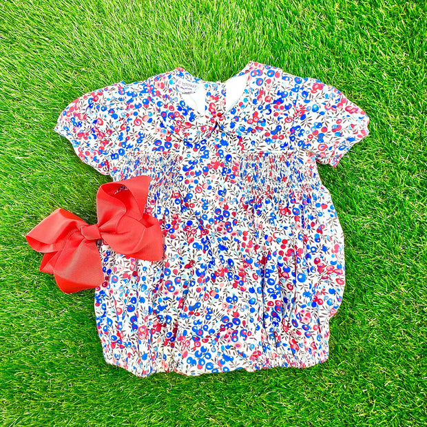 Floral Charlotte Bubble in America Liberty Print