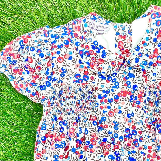 Floral Charlotte Bubble in America Liberty Print