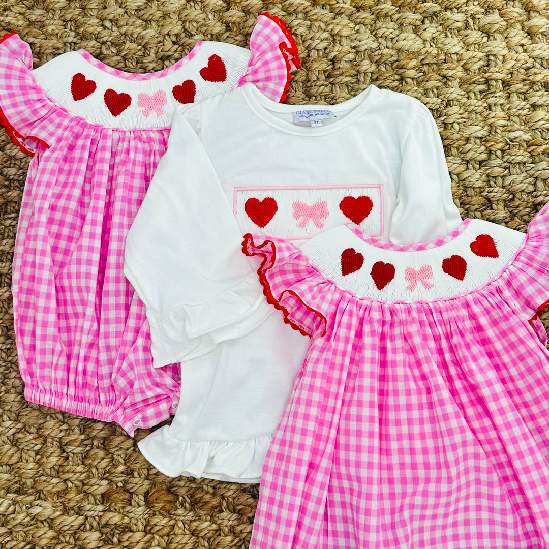 Valentine Smocked Dress