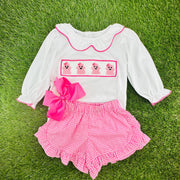 Halloween Ghost Smocked Shirt