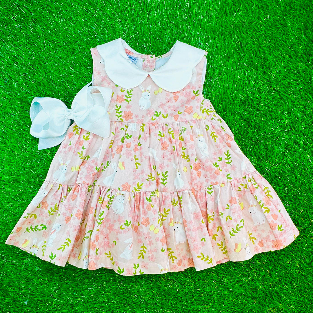 rabbit rabbit rabbit designs casual dresses Bunny Maxi Dress, Rabbits Easter Green Long Spaghetti Straps Women Sleeveless Casual Cute Designer Elegant Plus Size Cocktail Party Designer