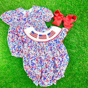 Floral Charlotte Bubble in America Liberty Print