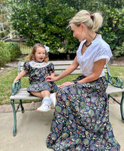 Elegant Forest Lady's Maxi Skirt