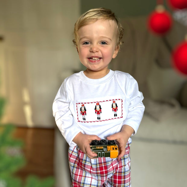 Smocked Christmas Nutcracker Shirt