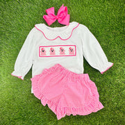 Halloween Ghost Smocked Shirt