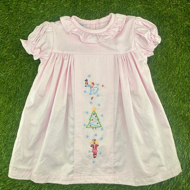 Nutcracker Embroidered Christmas Dress