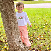 Smocked Halloween Tractor Shirt