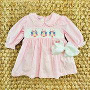 Smocked Turkey Windsor Dress
