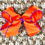 Moonstitch Hair Bow in Grosgrain Ribbon