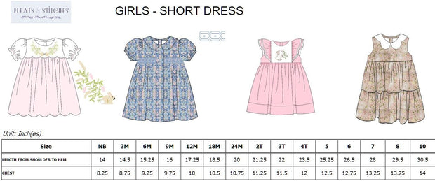 Smocked Floral Charlotte Dress in America Liberty Print