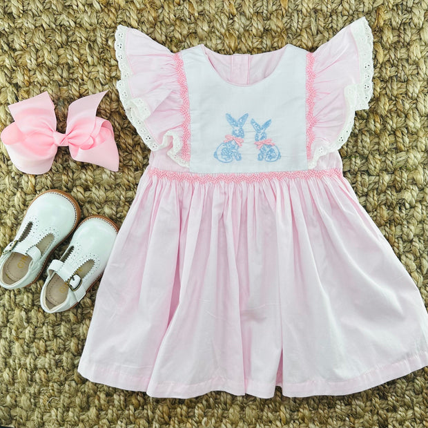 pink chinoiserie dress Pink Lace Qipao Collar Chinoiserie Lolita OP Dress with Swallow and Peach Blossom Print