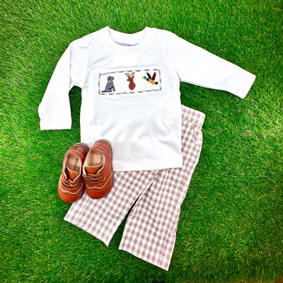 Smocked Hunting Shirt