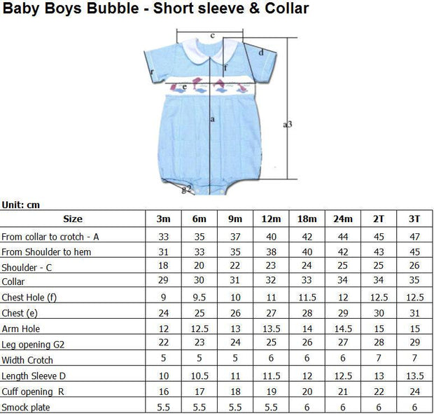 Halloween Ghost Smocked Boy's Bubble - Fall, Halloween, Baby Boy outfit, Blue Gingham 754 *A