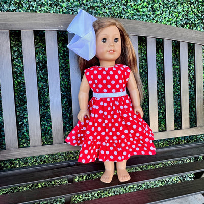 Minnie Doll Dress-Fits American Girl Doll