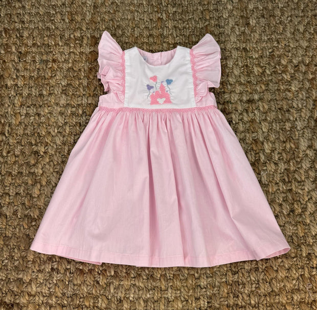 princess smocked dress Blue snow hand gingham HoneyBean Pink and blue floral hand Lavender Blue Princess Charlotte Smocked