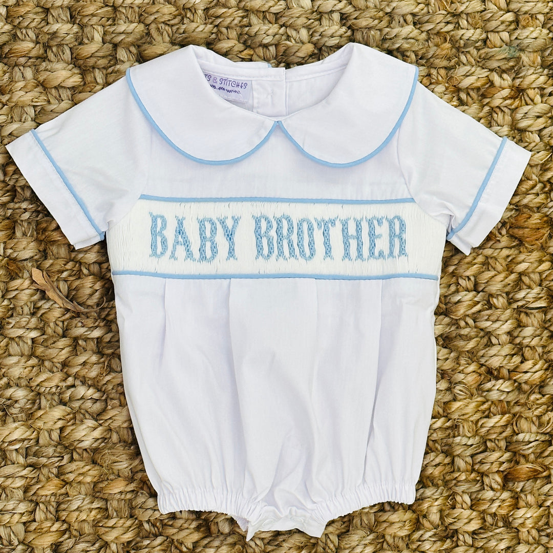 Baby Brother Bubble – Pleats and Stitches