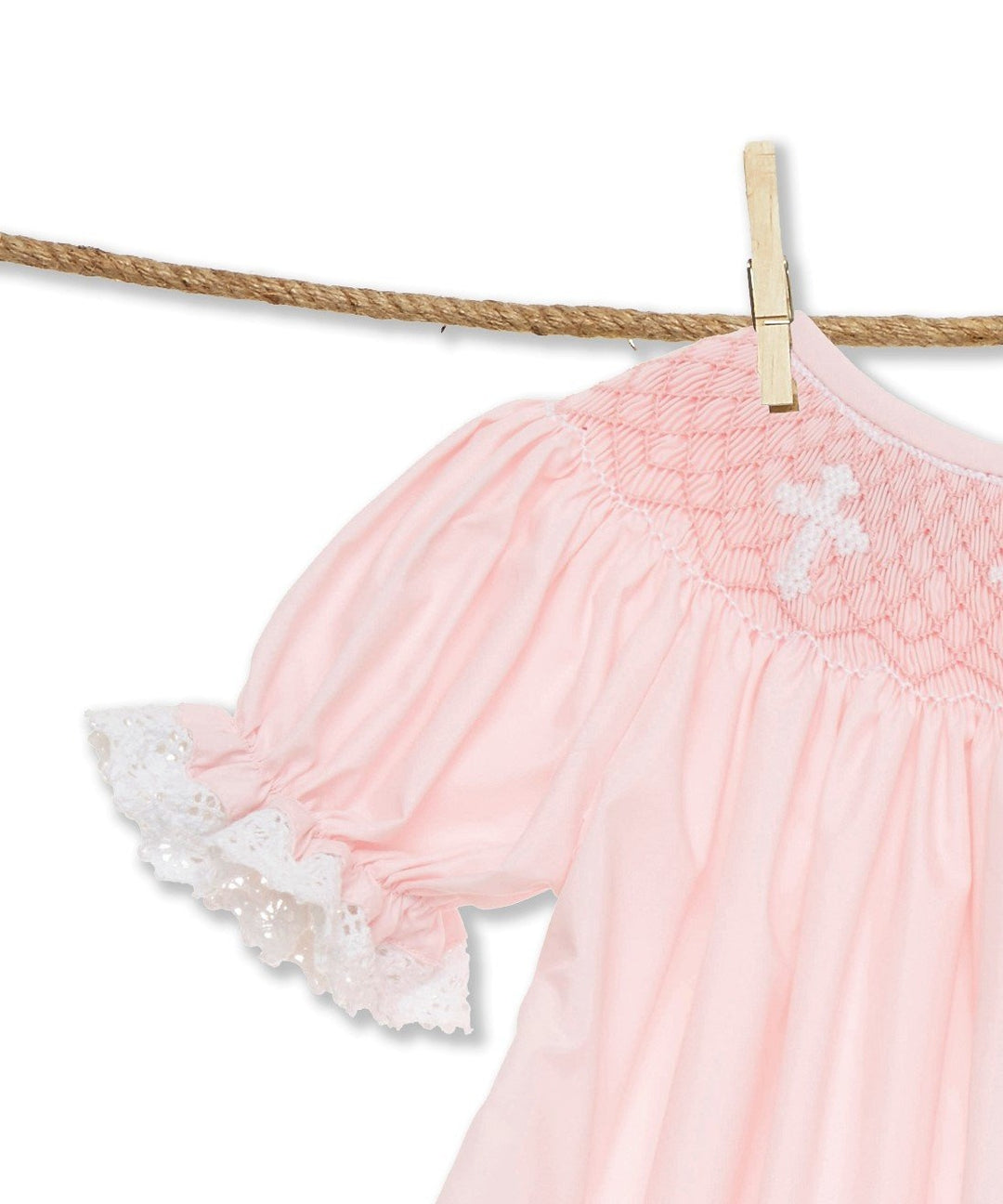 Smocked Cross Bishop Dress