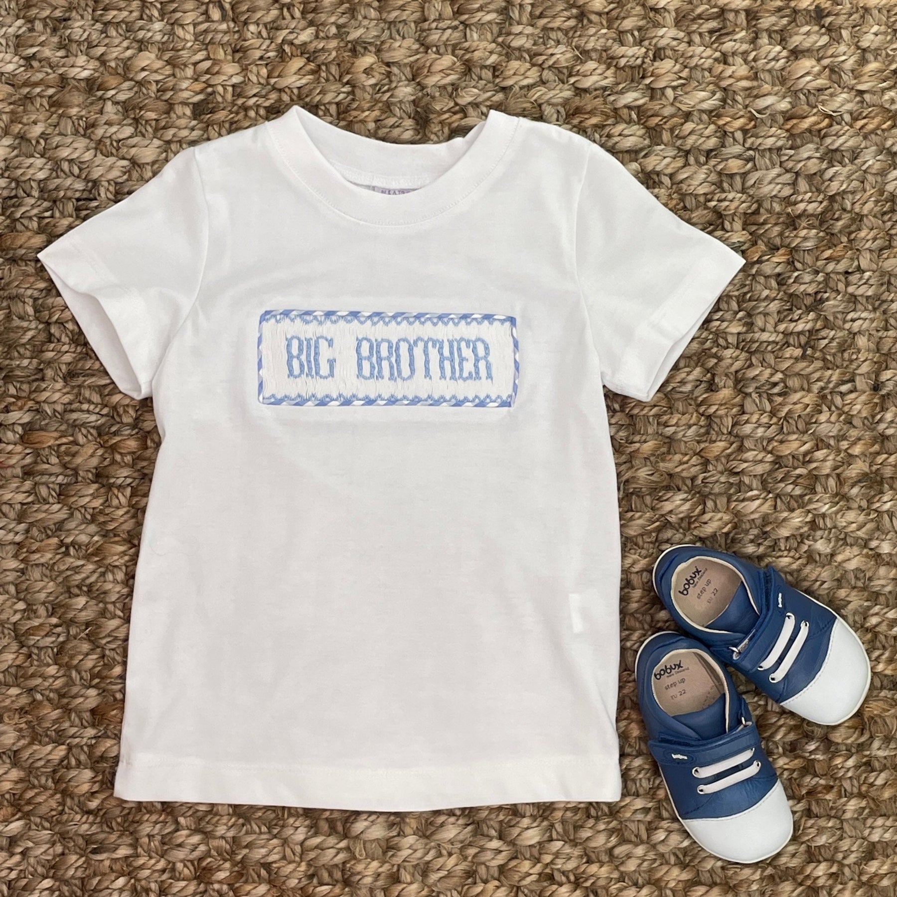 White Knit Big Brother T-Shirt main image 0