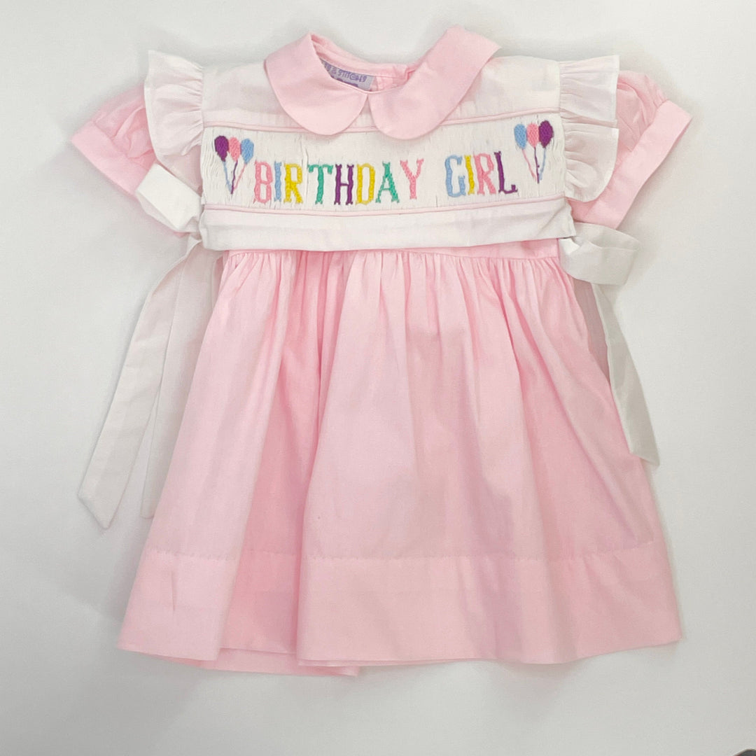 blue dress for baby girl Girls Smocked Dress main image 1