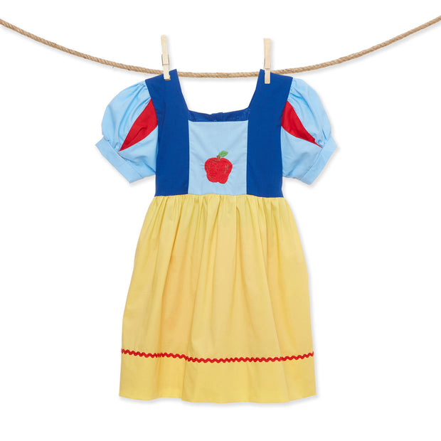 Embroidered Apple princess dress - inspired by Snow White