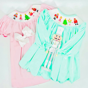 Nutcracker smocked dress outlet