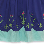 Embroidered Snow Sister Princess dress